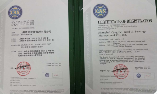 ISO18001健康安全管理(lǐ)體(tǐ)系證